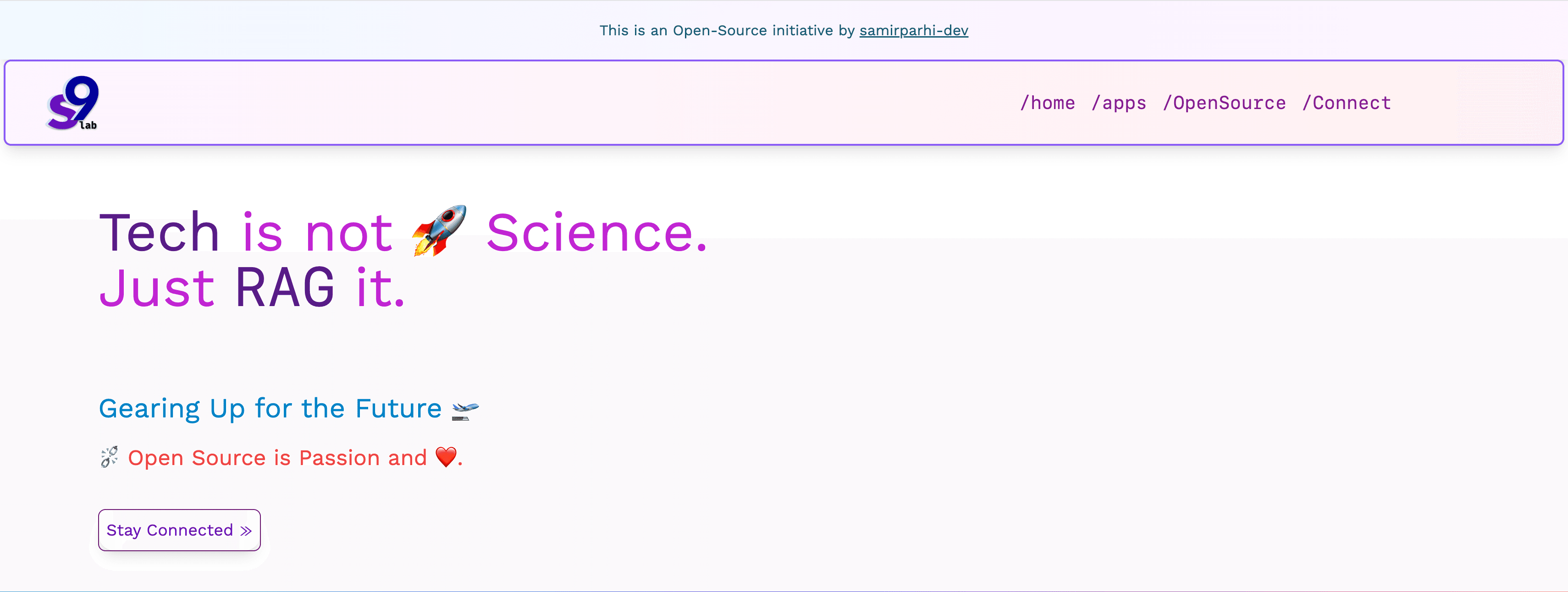 A step towards Accelerating Open-source Community with s9lab.dev 馃審